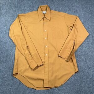 VTG Sears Perma-Prest Cape Collar Button Tuxedo Shirt Mens 15.5 Japan Made Disco